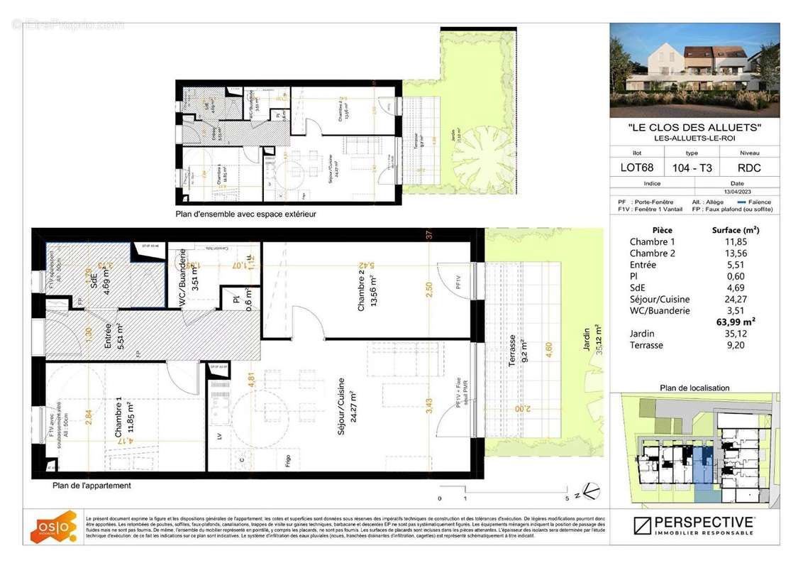 Appartement à LES ALLUETS-LE-ROI