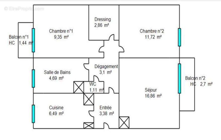 Appartement à BOIS-D&#039;ARCY