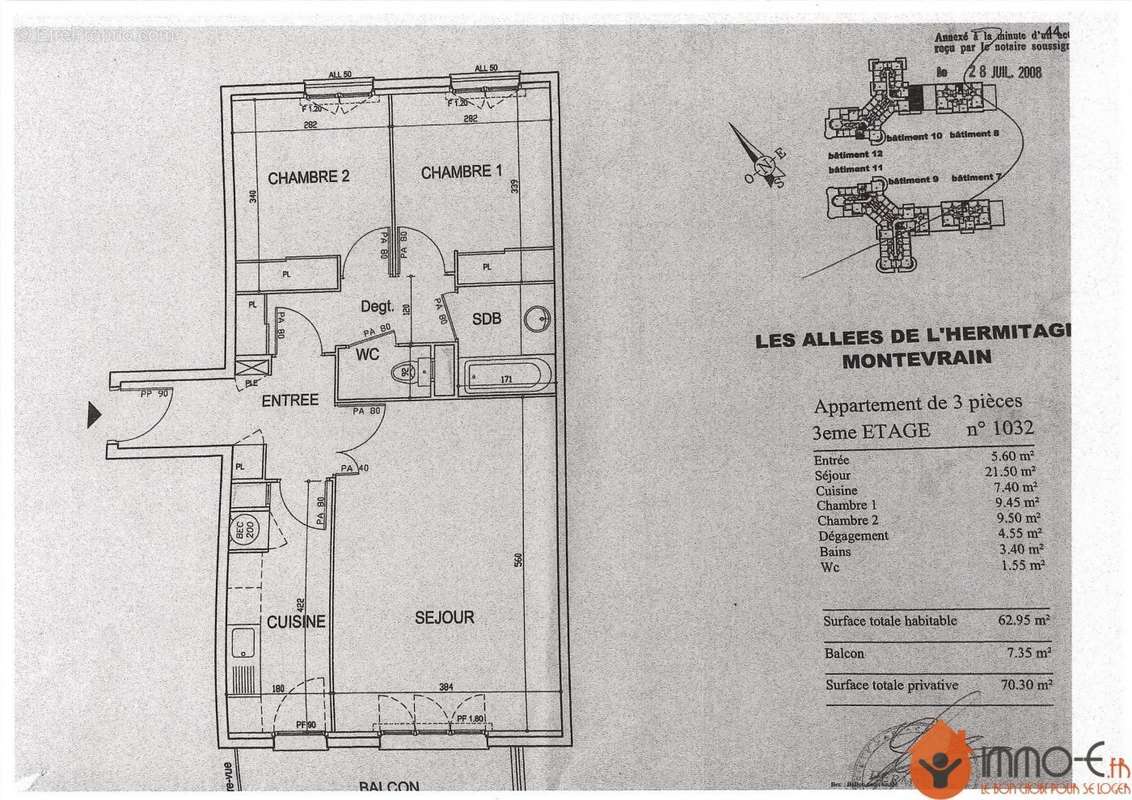 Appartement à MONTEVRAIN