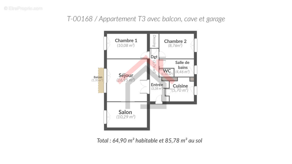 Appartement à LE MANS