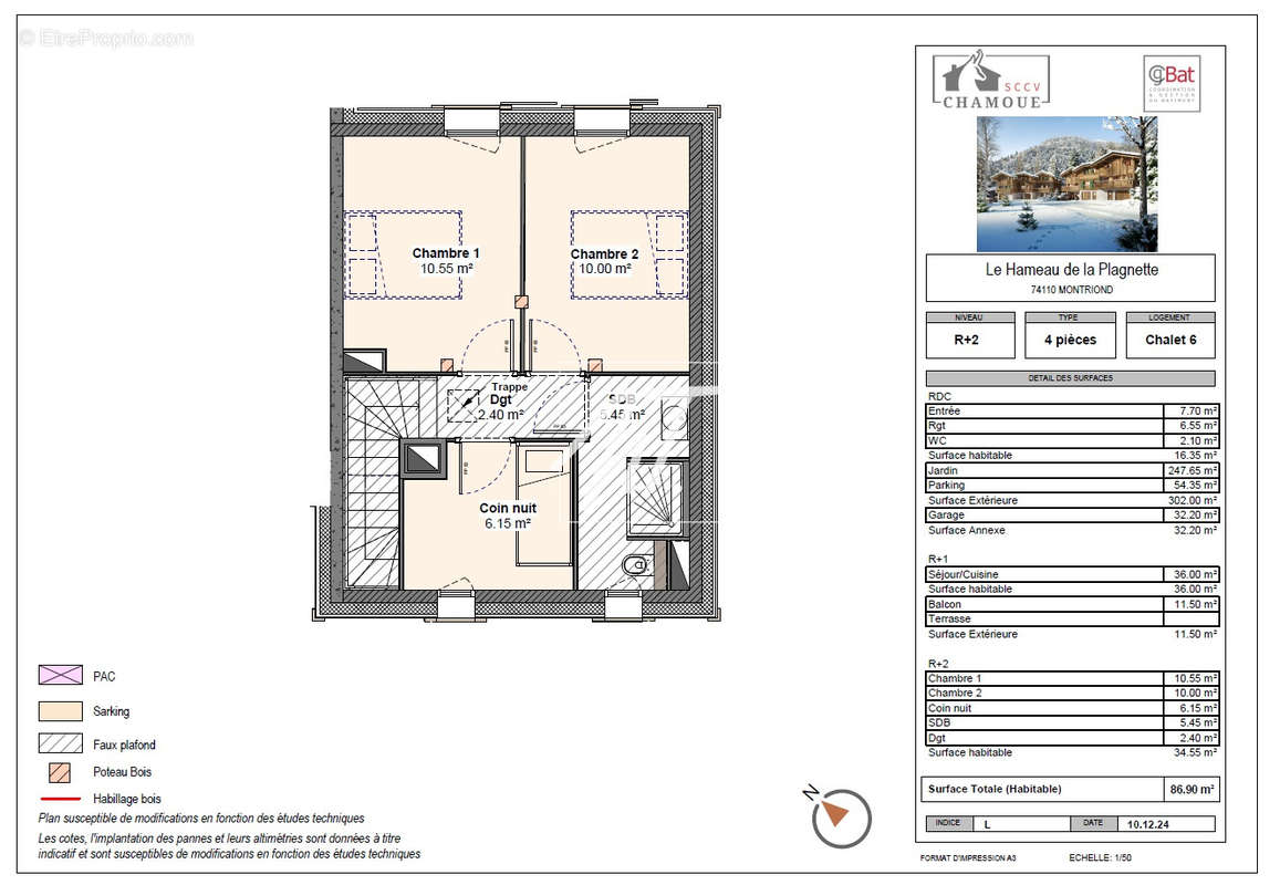 Appartement à MONTRIOND