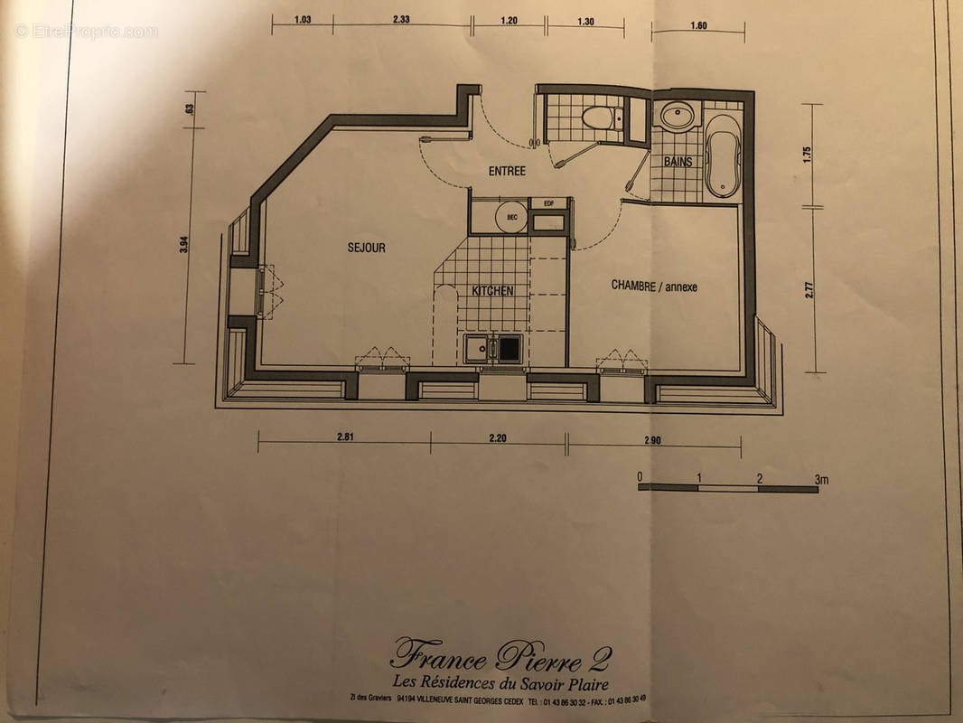 Appartement à CHENNEVIERES-SUR-MARNE