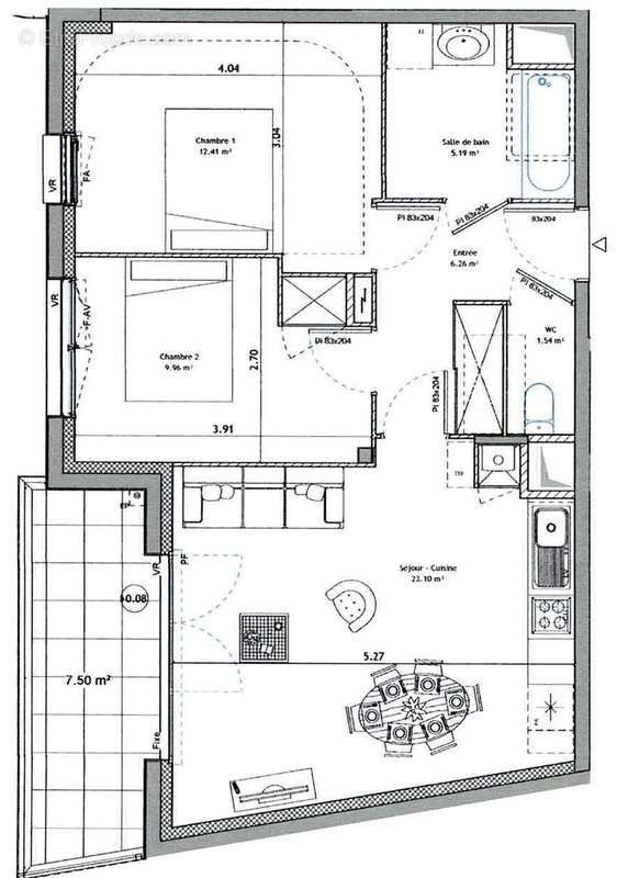 Appartement à MORDELLES