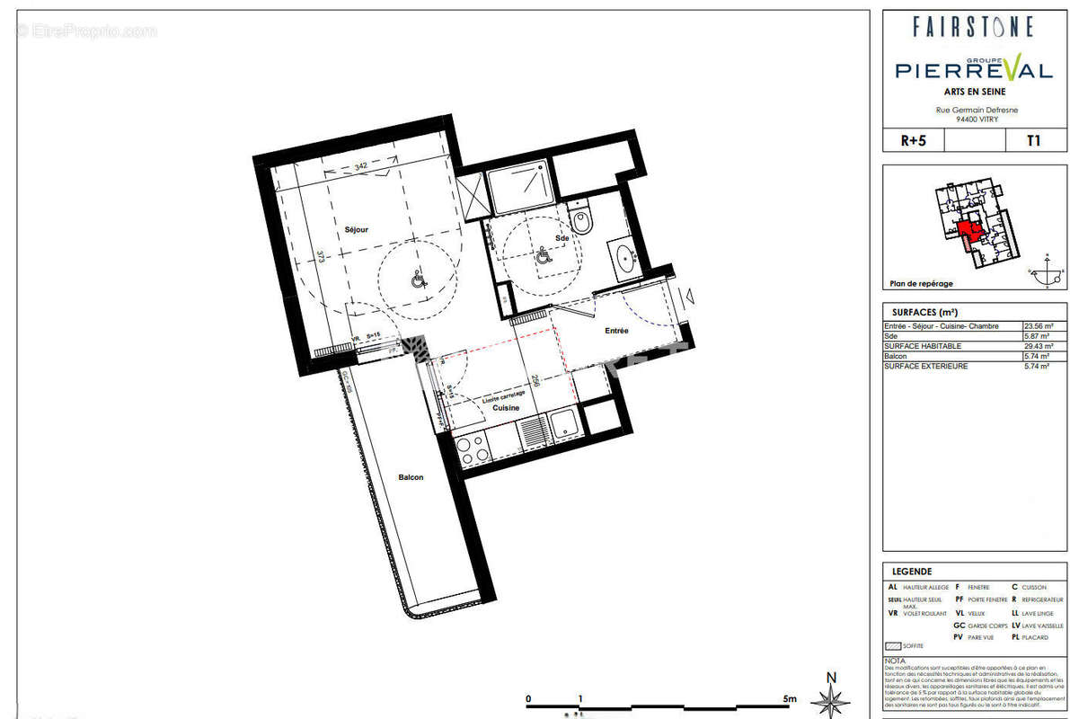 Appartement à VITRY-SUR-SEINE