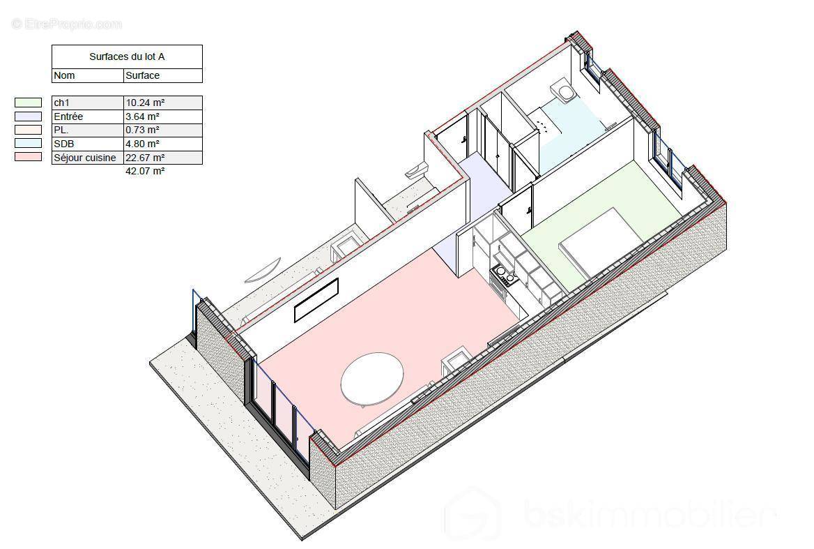 Appartement à MONTEVRAIN