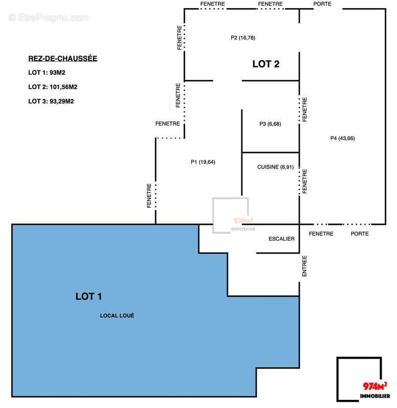 Appartement à SAINTE-MARIE