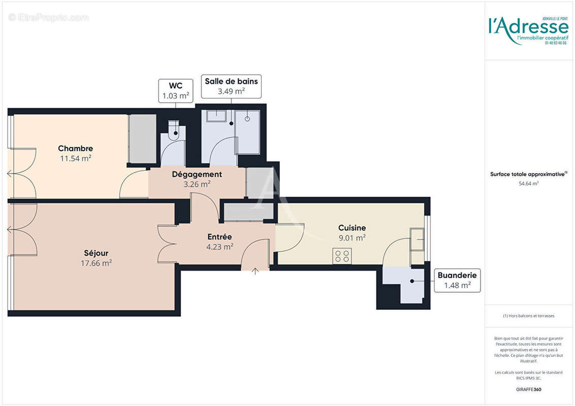 Appartement à JOINVILLE-LE-PONT