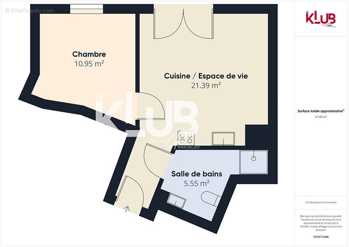 Appartement à MARSEILLE-3E