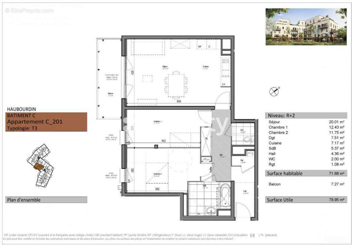 Appartement à HAUBOURDIN