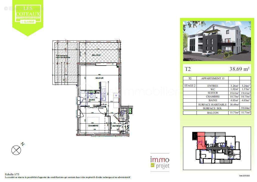 Appartement à ILLANGE