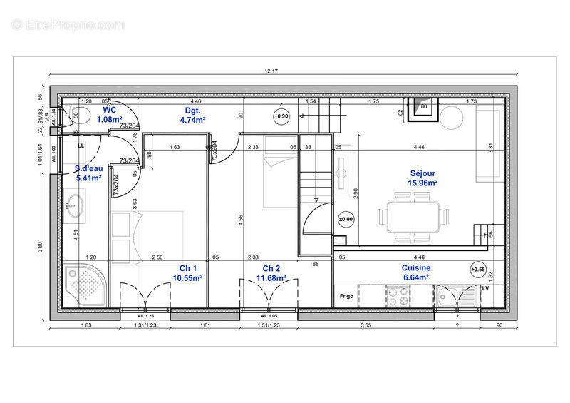 Appartement à MONSEMPRON-LIBOS