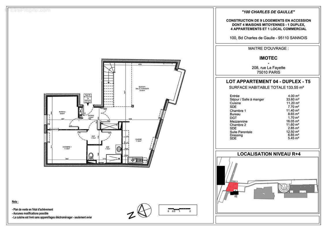 Appartement à SANNOIS