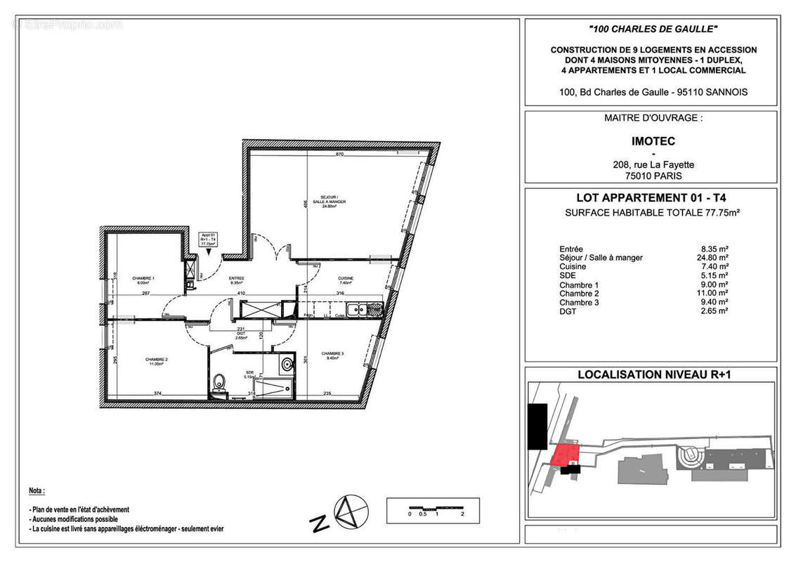 Appartement à SANNOIS