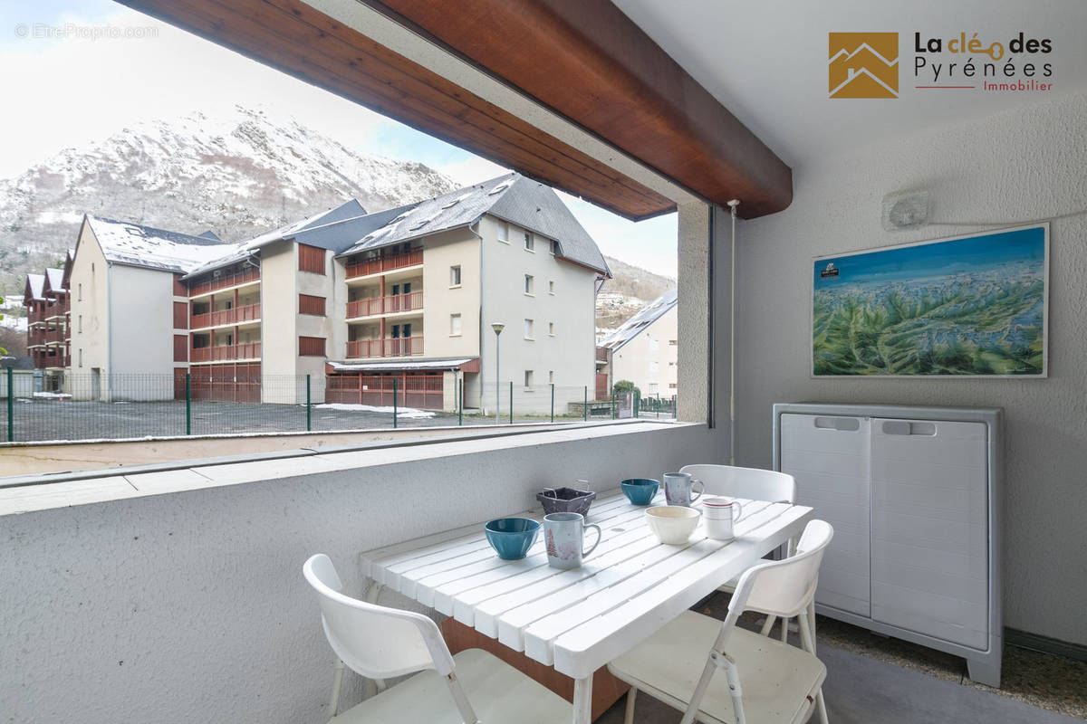 Loggia avec vue - Appartement à SAINT-LARY-SOULAN