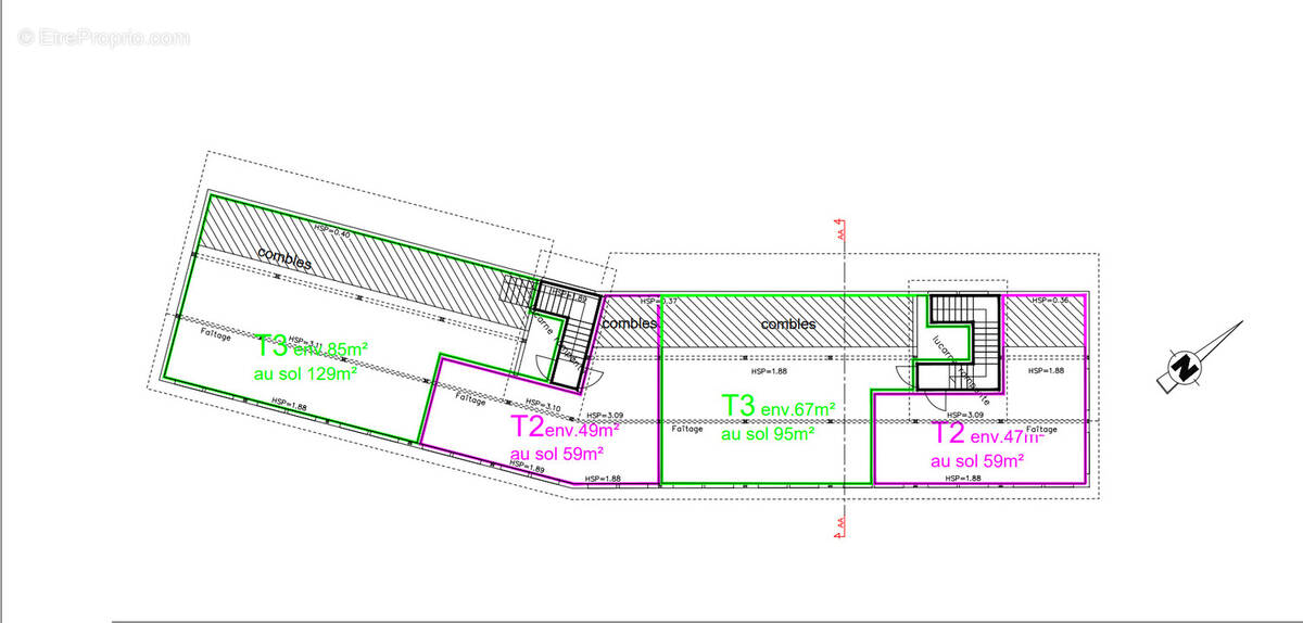 Appartement à LES FINS