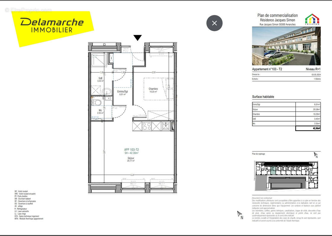 Appartement à AVRANCHES