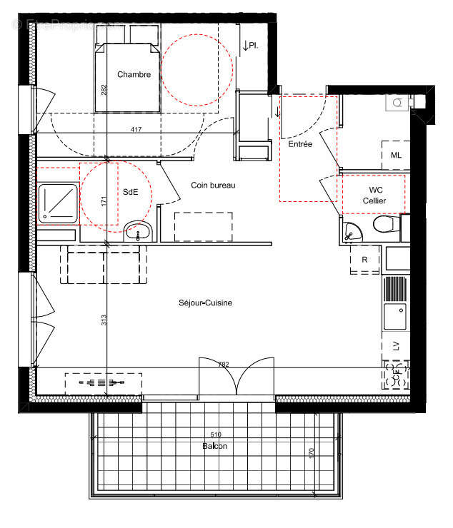 Appartement à ROCHE-LA-MOLIERE