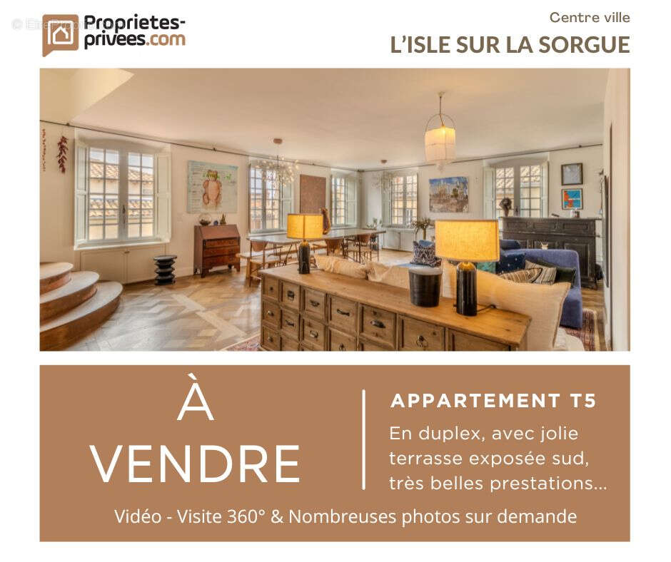 Appartement à L&#039;ISLE-SUR-LA-SORGUE