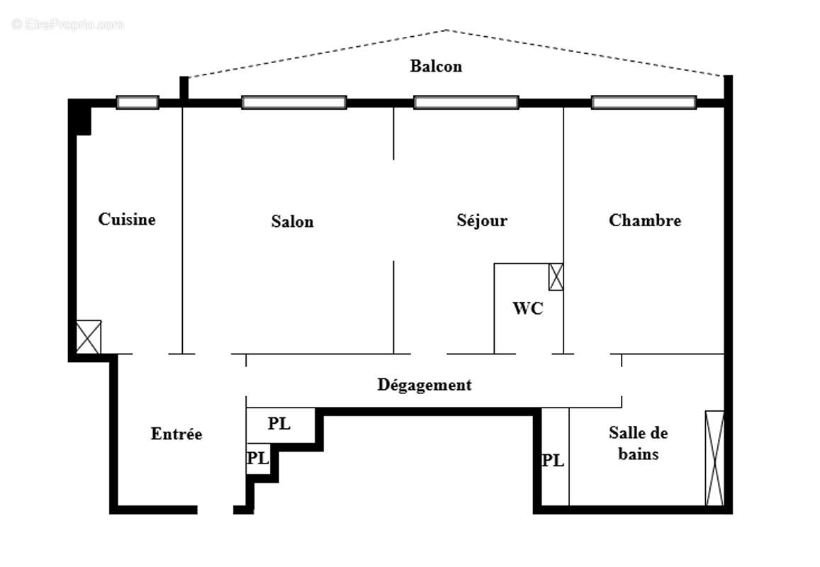 Appartement à PARIS-14E