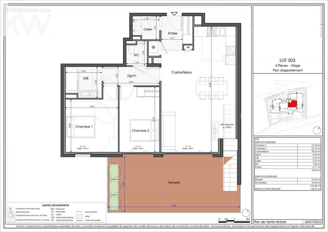 Appartement à BORMES-LES-MIMOSAS