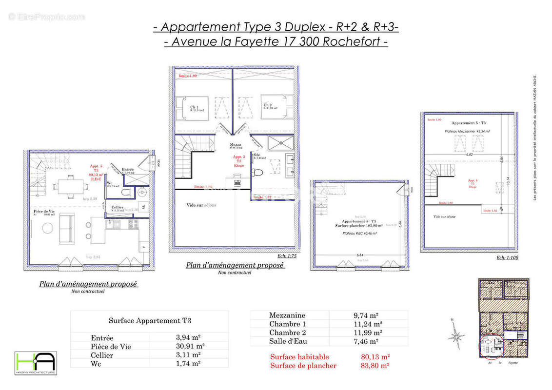 Appartement à ROCHEFORT