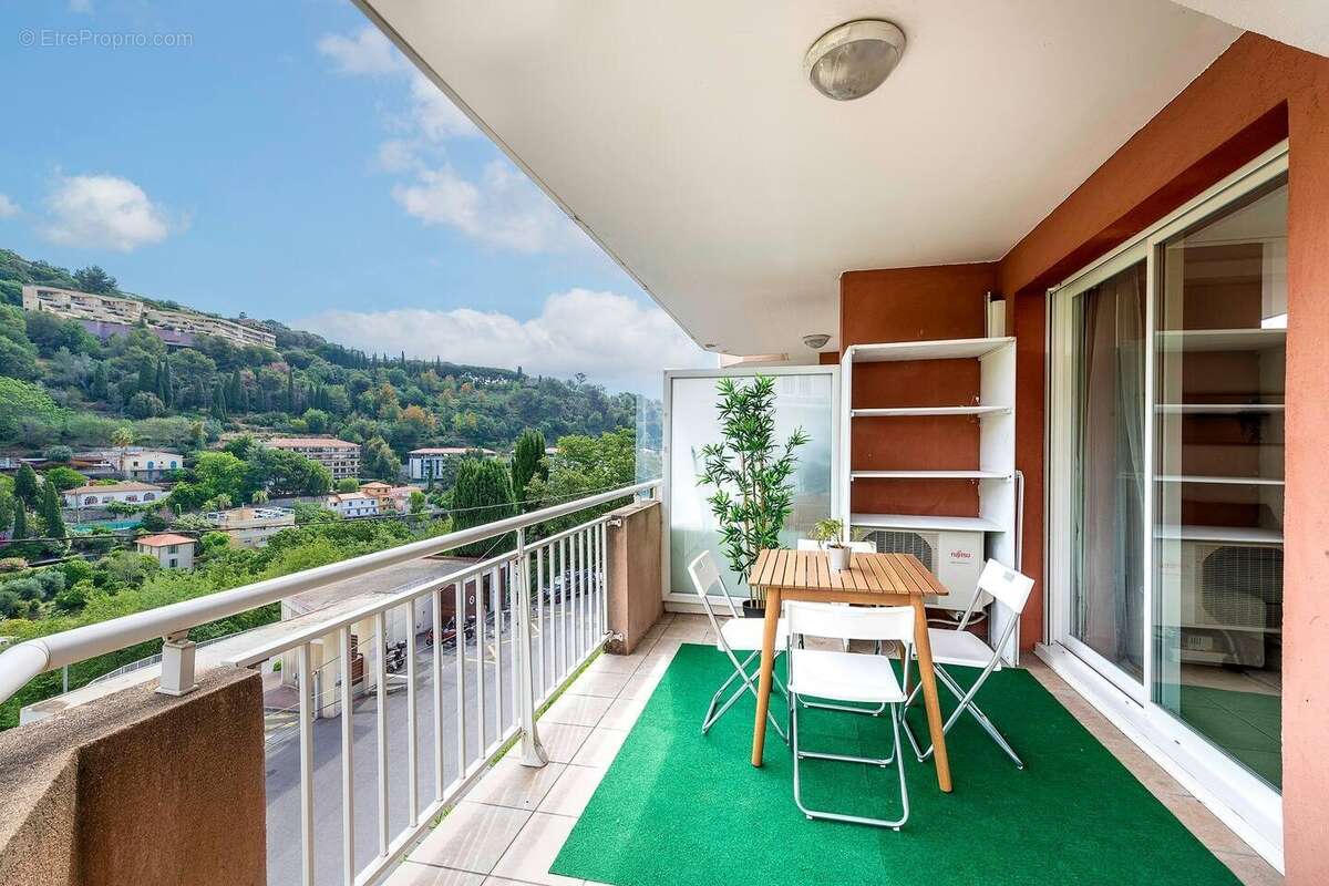 terrasse d&#039;angle -  chambre  - Appartement à ROQUEBRUNE-CAP-MARTIN