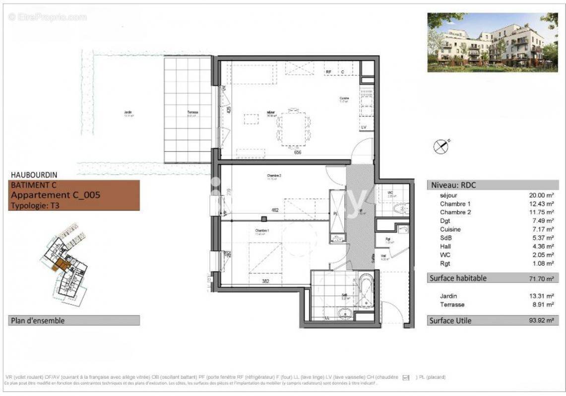 Appartement à HAUBOURDIN