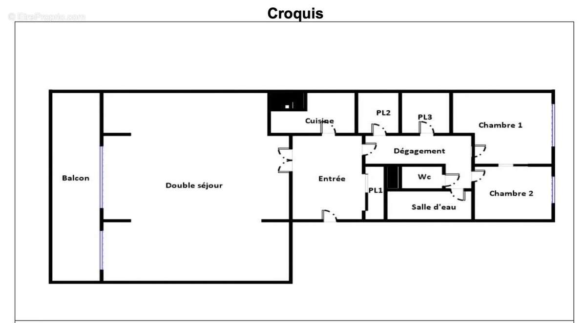 Appartement à PARIS-15E