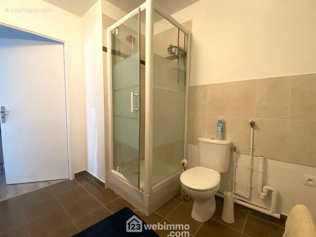 Allons à la salle d&#039;eau avec wc... - Appartement à SAINT-GERMAIN-LES-CORBEIL