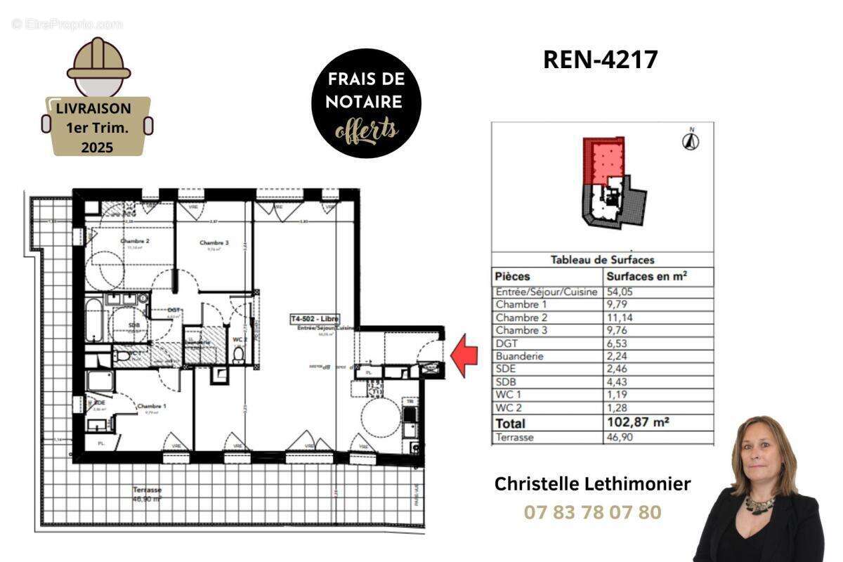 Appartement à RENNES