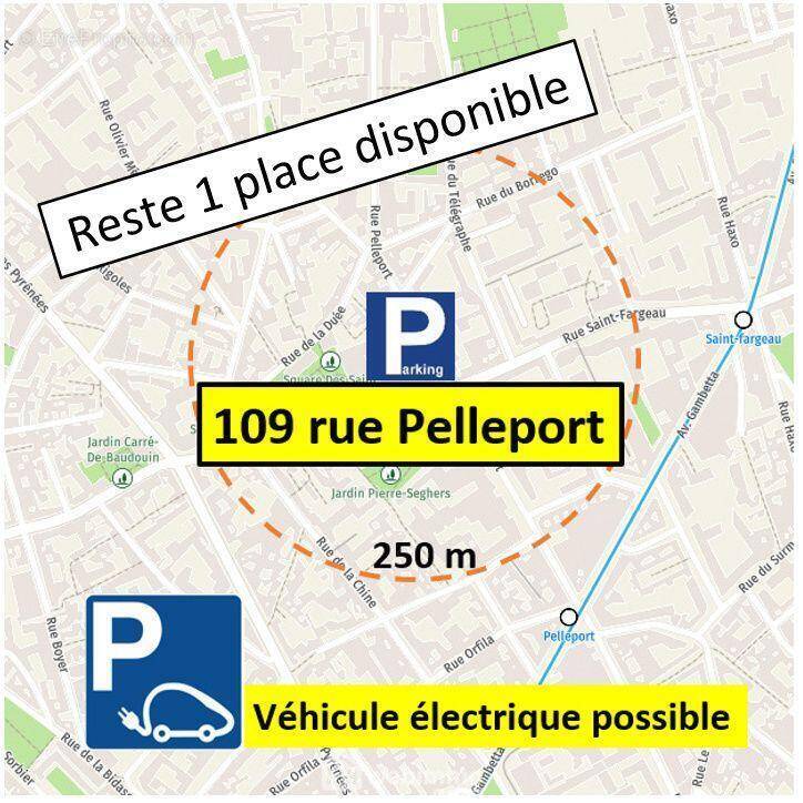 Parking à PARIS-20E