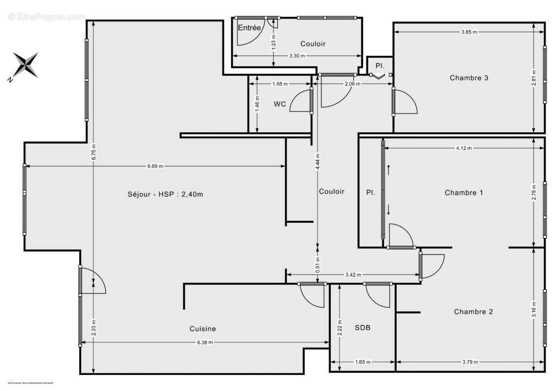 Appartement à VILLEFONTAINE