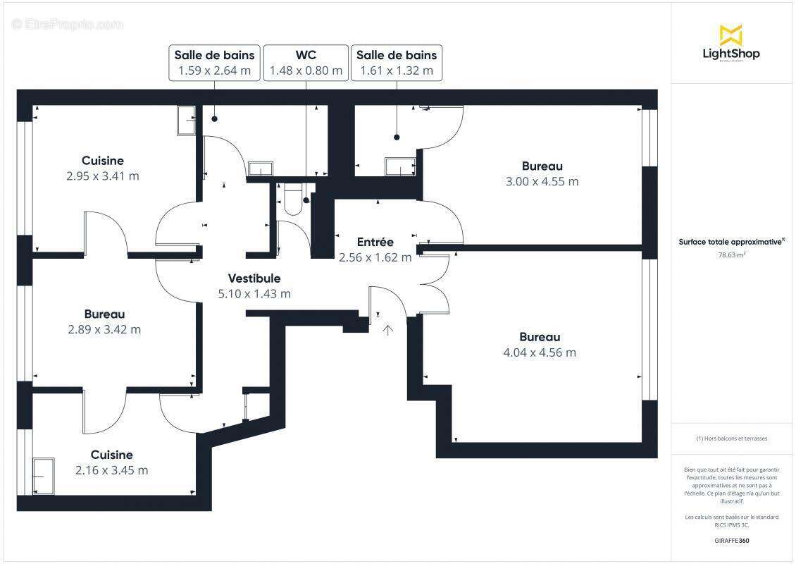 Appartement à PARIS-13E