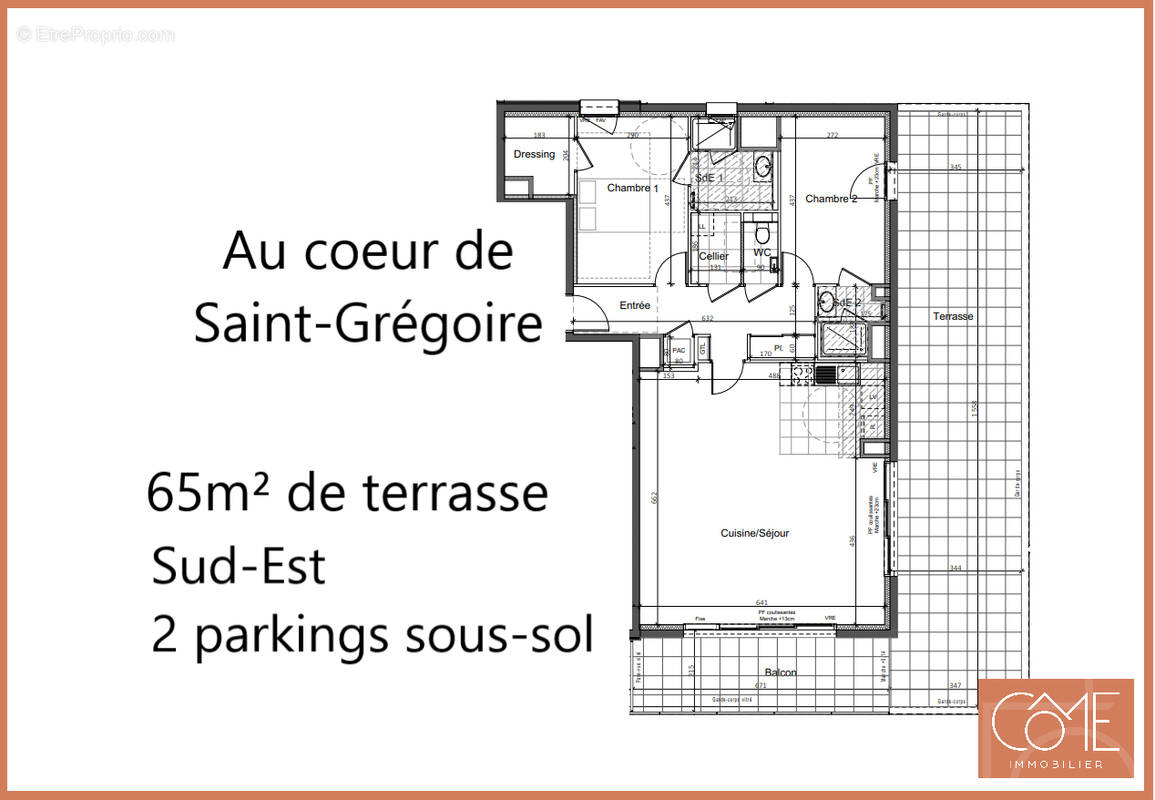 Appartement à SAINT-GREGOIRE