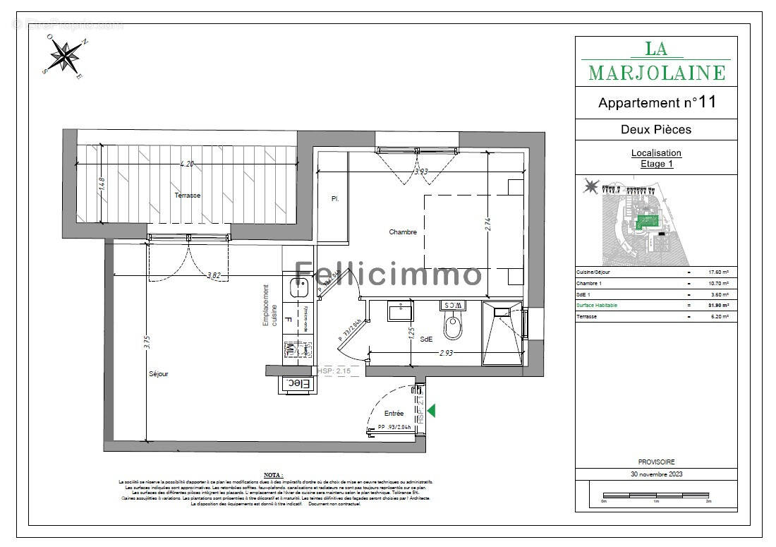 Appartement à MOUANS-SARTOUX