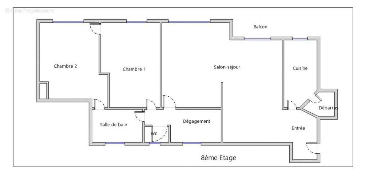 Appartement à PARIS-17E