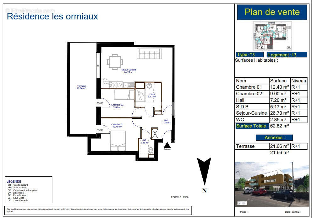 Appartement à RANG-DU-FLIERS