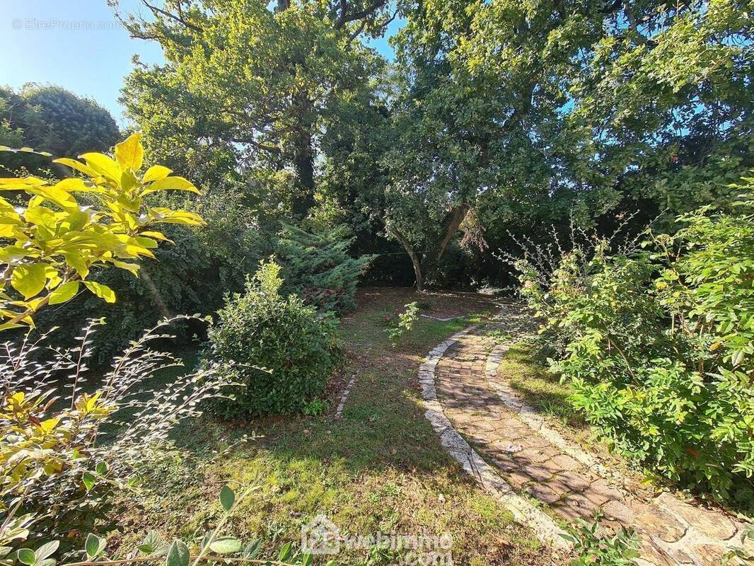 Un jardin de 851 m² arboré . - Maison à MELUN