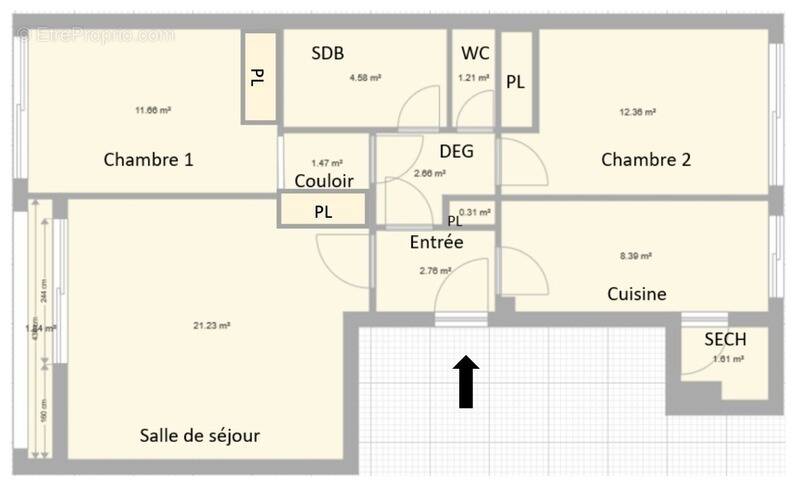 Appartement à RUEIL-MALMAISON