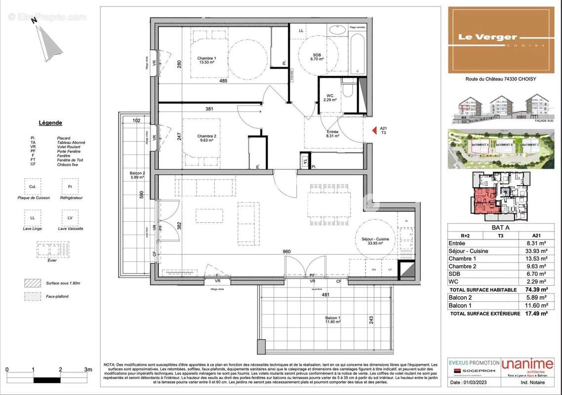 Appartement à CHOISY