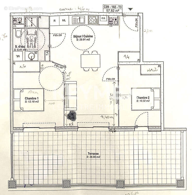 Appartement à LA CRAU