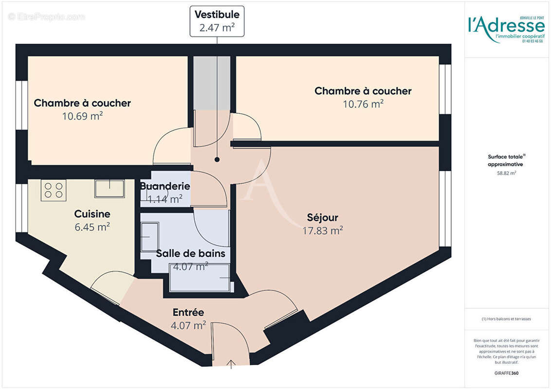 Appartement à VITRY-SUR-SEINE