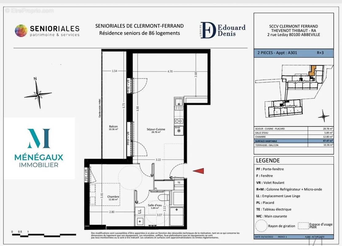 Appartement à CLERMONT-FERRAND