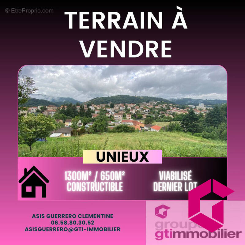 Terrain à UNIEUX