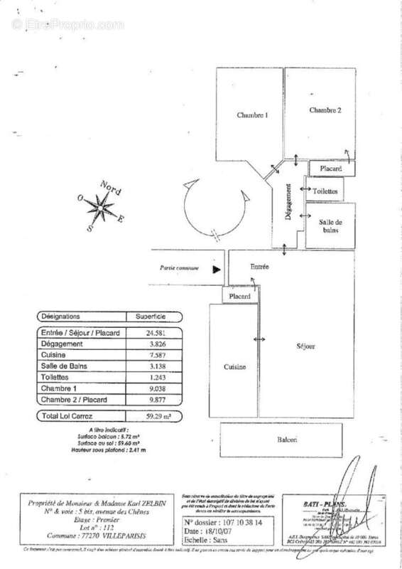 Appartement à VILLEPARISIS