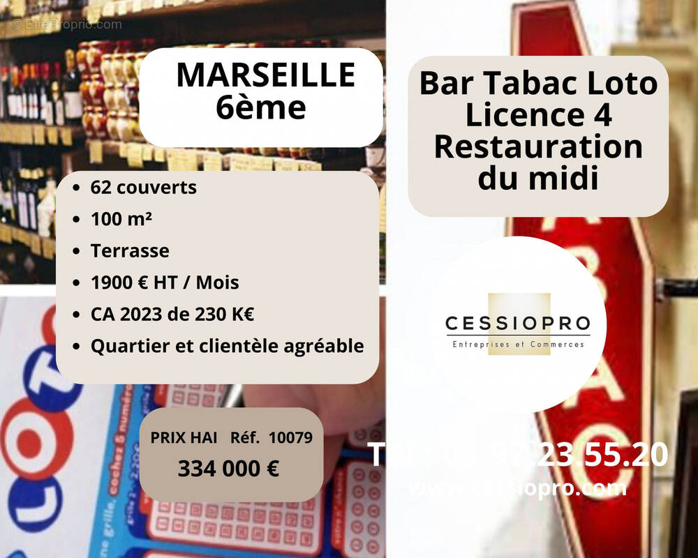 Commerce à MARSEILLE-6E