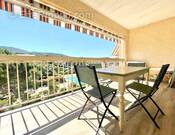 Terrasse de 11m2 vue sur le Parc et les collines en exposition Sud-Ouest - Appartement à SAINTE-MAXIME