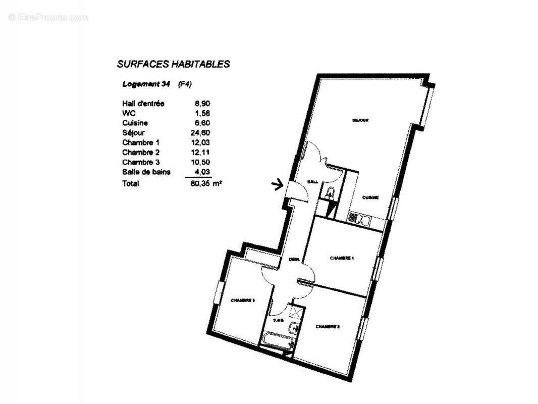 Appartement à MONTEREAU-FAULT-YONNE