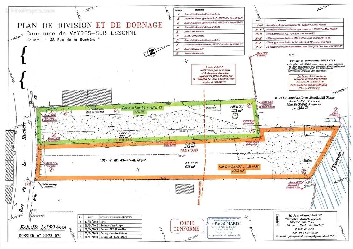 Terrain à VAYRES-SUR-ESSONNE