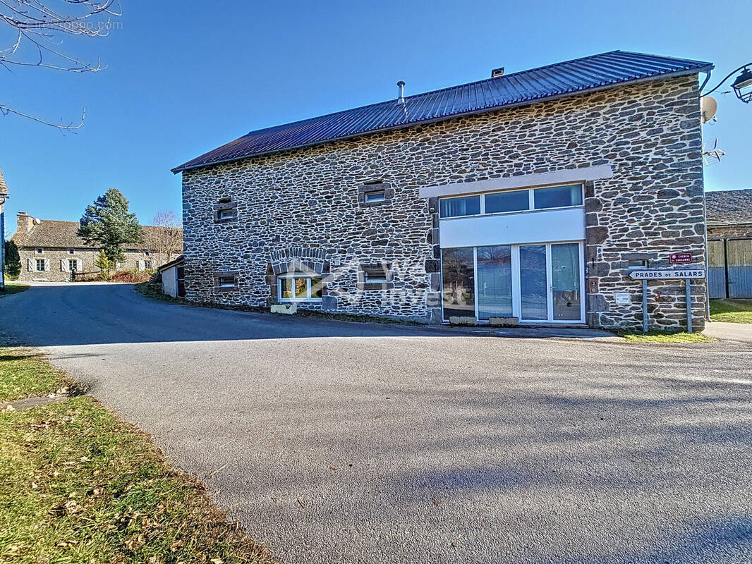 Vue facade - Maison à SALLES-CURAN